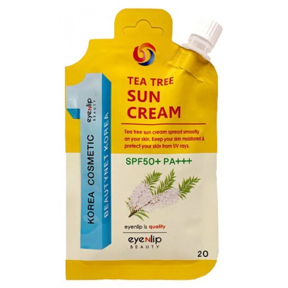 Солнцезащитный крем для лица Eyenlip Tea Tree Sun Cream Spf50+/pa +++