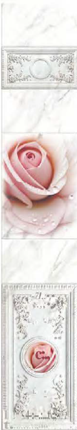 Панель ПВХ фотопечать 165 Воздушная роза 2700х250 мм