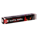 Карта мира со скретч-слоем "Шрифтовая"