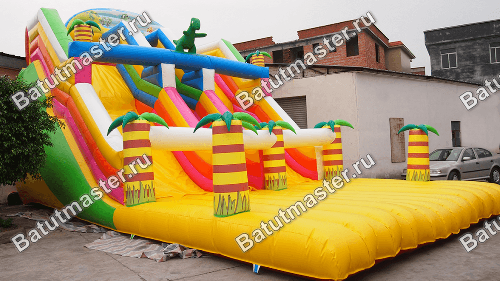 Надувной батут-горка "Горные приключения"