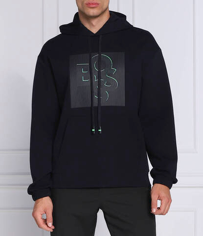 Худи sooded BOSS GREEN - темно-синий(50476436)