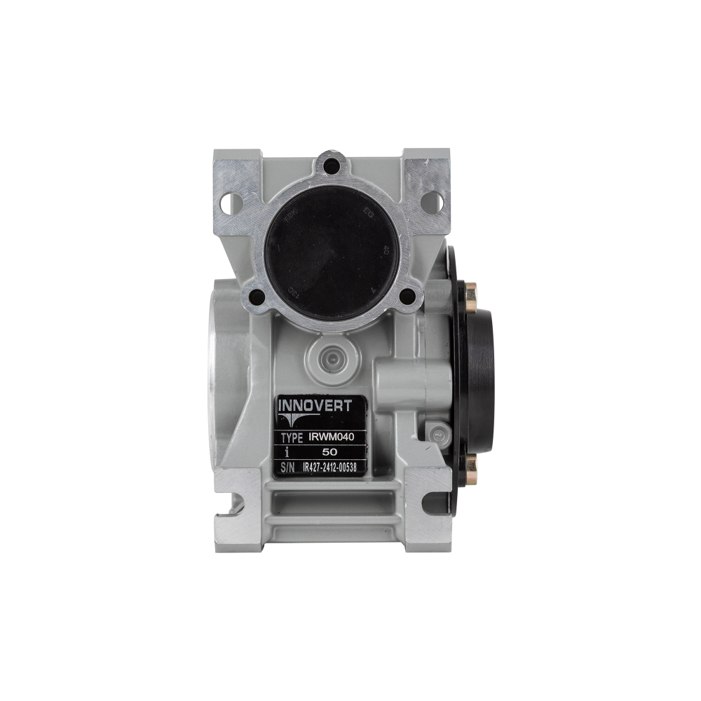 Редуктор червячный INNOVERT 040 (i=80) вал вх./вых 11/18 мм, масло синтетическое (-25..+40 С)