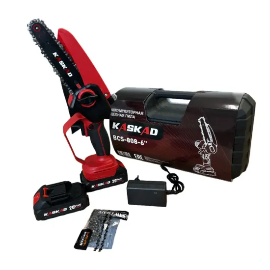 Аккумуляторная цепная пила "KASKAD" BCS-808-6