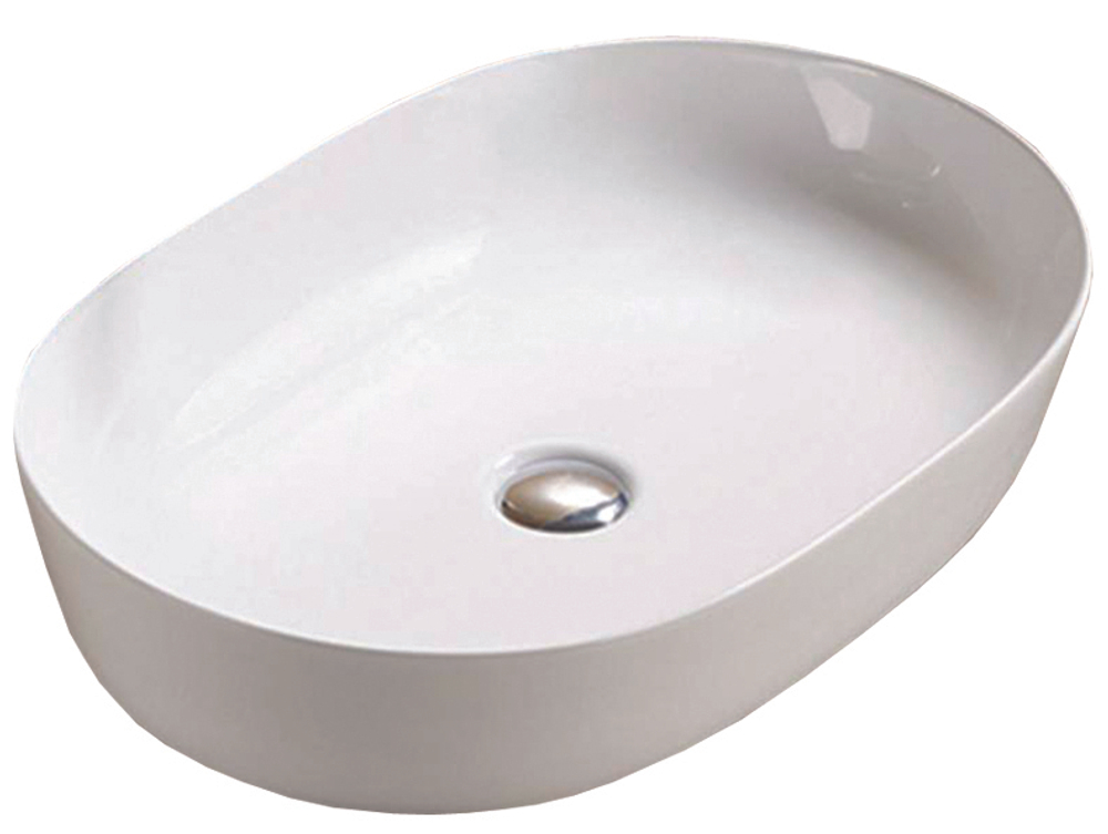 Раковина Azario накладная 600х415х135 белый глянец (AZ-2143P SP)