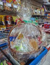 Корзина "Овал" коричневая 42см*34см*16см*43см