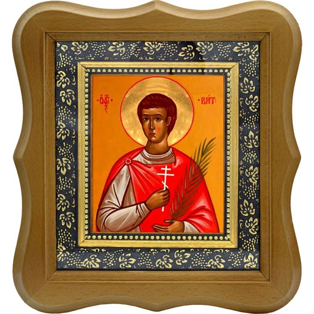 Вит Римский Святой Мученик. Икона на холсте.