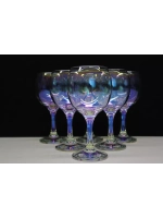 Фужеры для вина 6 штук Радужная коллекция