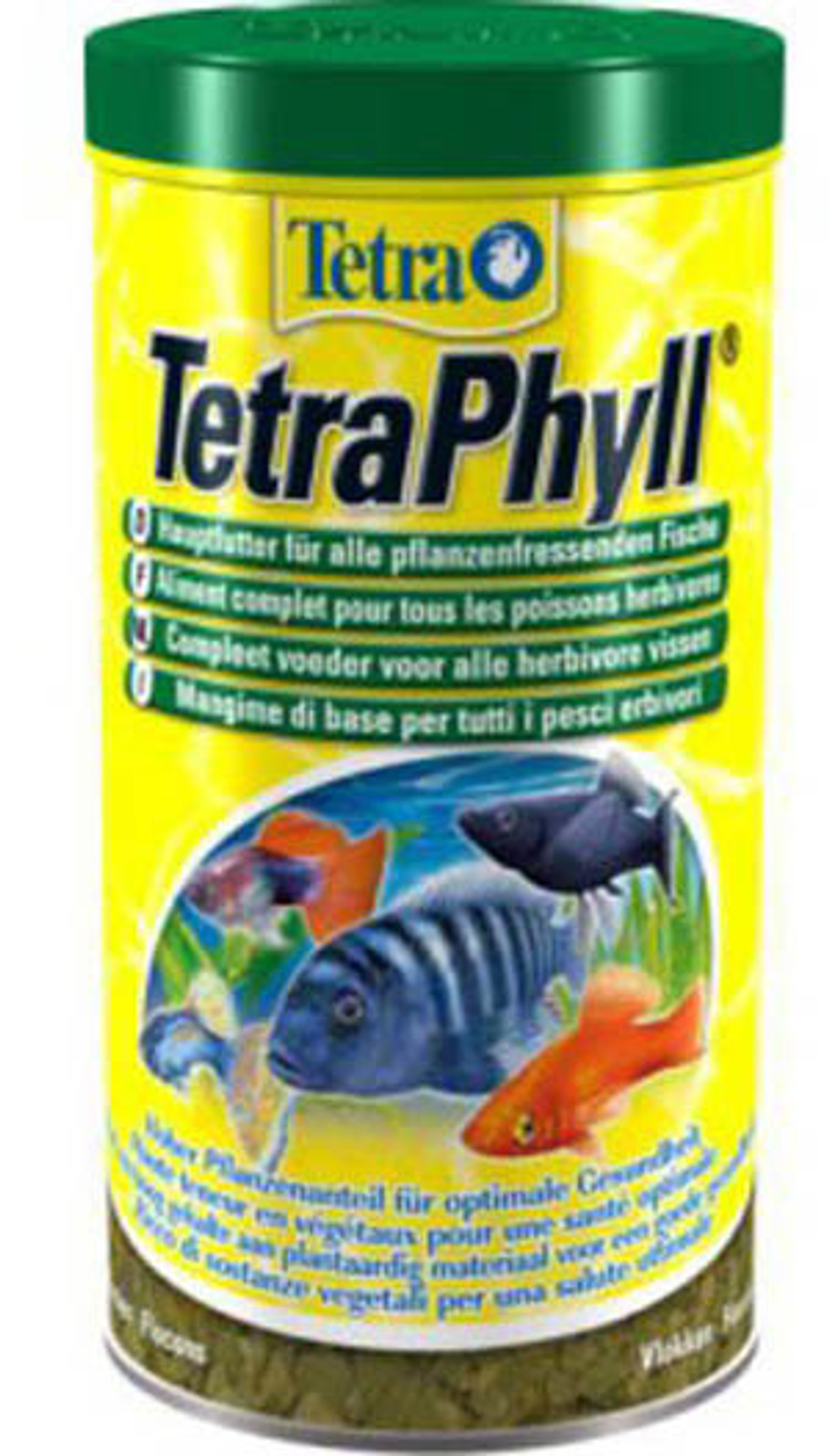Корм для рыб TetraPhyll, хлопья д/травоядных рыб 1л.