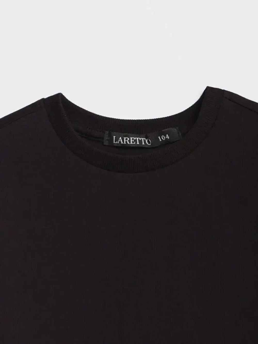 Футболка детская укороченная базовая