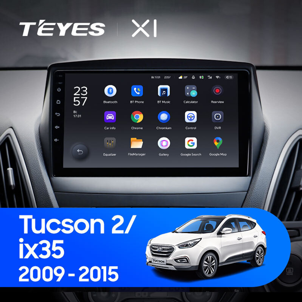 Teyes X1 9" для Hyundai Tucson, ix35 2009-2015