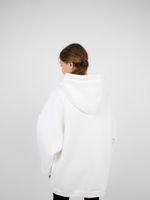 Худи оверсайз с капюшоном "МОЛОКО" утепленное