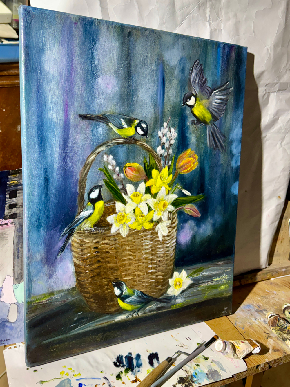 Картина «Весна» | Холст, масло 40х50 см | Художница Ефимова Ольга