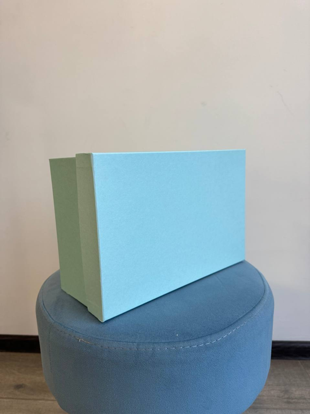 Коробка одиночная, Прямоугольник, Мятная, 27,5*18*11,5 см