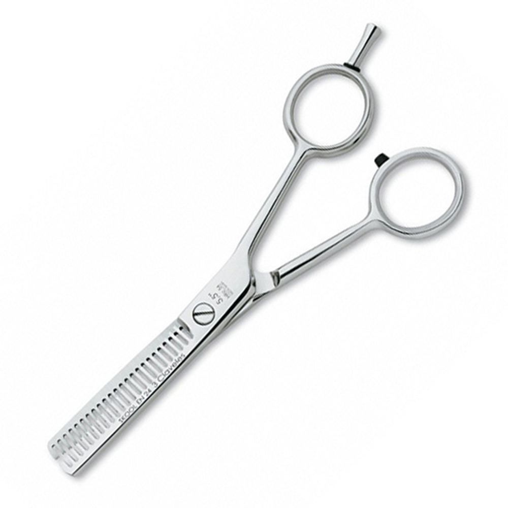 Ножницы филировочные двусторонние 5.5" 24 зубца 3Claveles Skool EN 12757