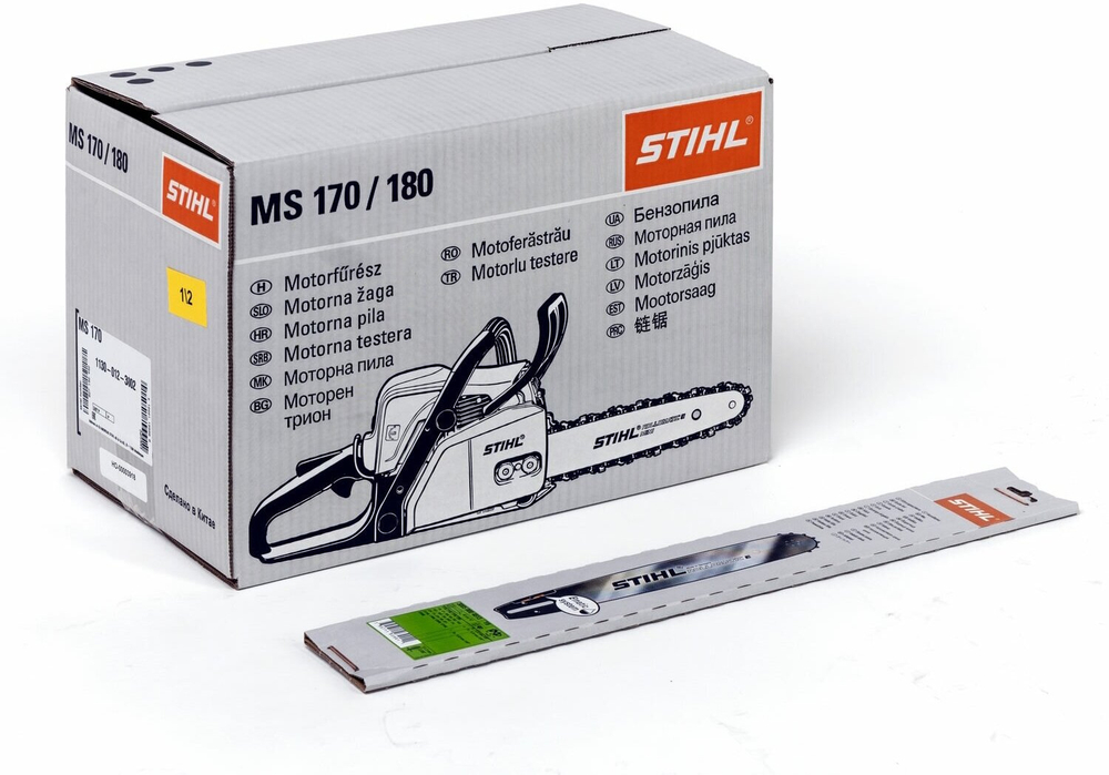Бензопила STIHL MS 170 2MIX 14'' 1,8 л.с., R 35, 63 PM3 3/8-1,3-50