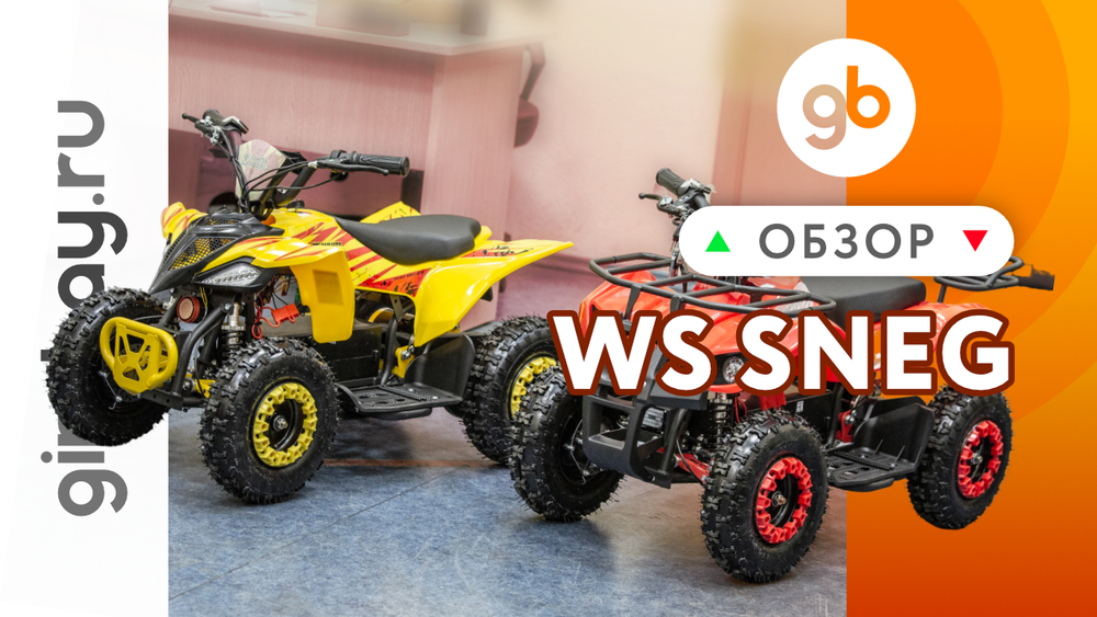 Обзор электроквадроциклов WHITE SIBERIA SNEG MINI 1000W