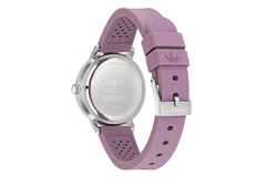 Adidas Originals STYLE Wrist Watch Quartz Movement Silicone Strap Silver Dial Women"s Watch 50m Water Resistant