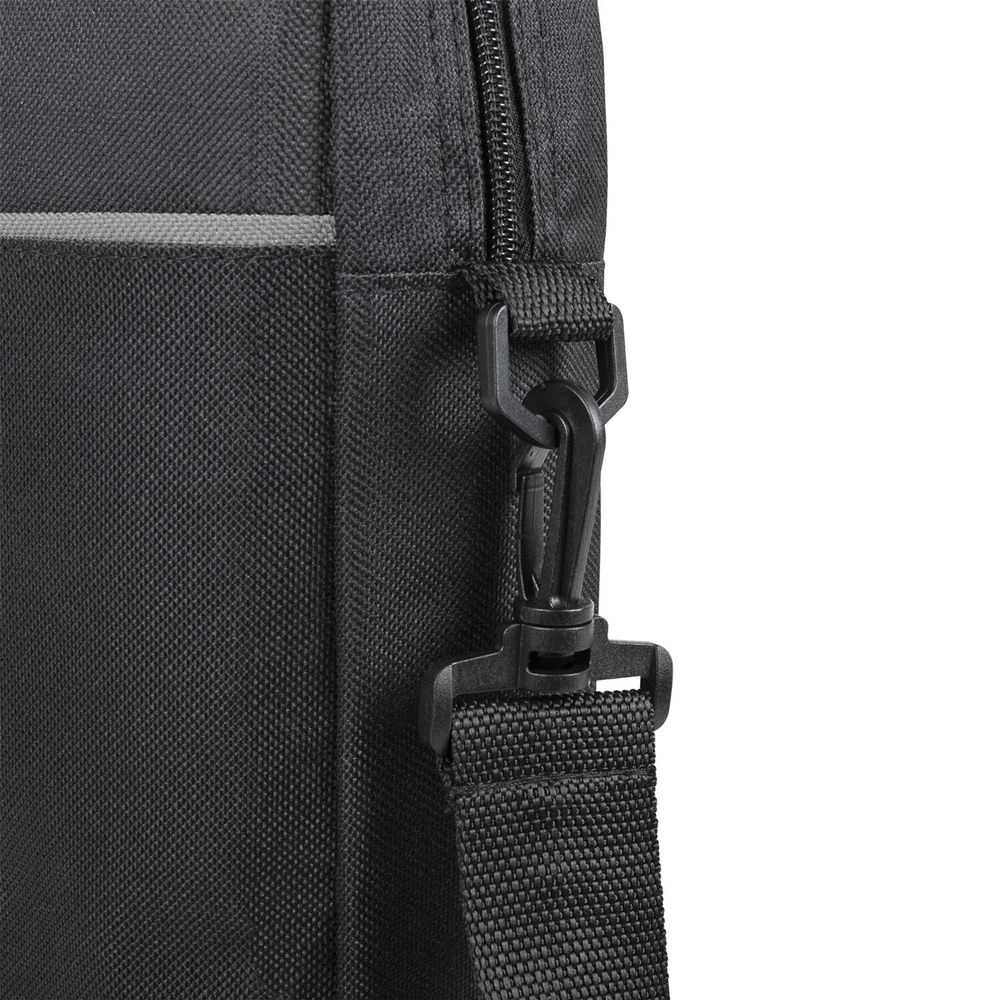 Сумка портфель BRAUBERG PRACTICAL с отделением для ноутбука 15 6" Grey line черная 29х40х7 см