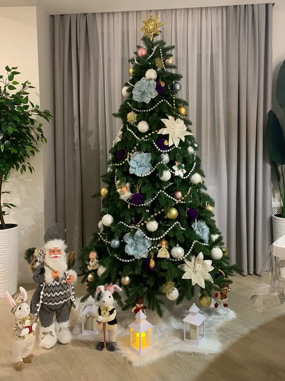 Искусственная новогодняя елка Царь Елка Афродита, литая, 210 см