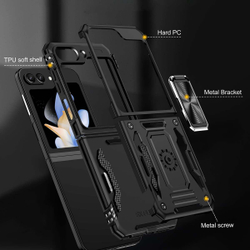 Чехол Safe Case с кольцом и защитой камеры для Samsung Galaxy Z Flip 5