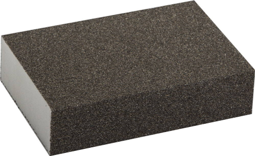 Губка шлифовальная ЗУБР ″Мастер″ четырехсторонняя, средняя жесткость, Р80, 100х68х26мм