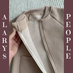 Комбинезон с начесом однотонный бежевый для новорожденных и детей до 1 года, ALARYSPEOPLE