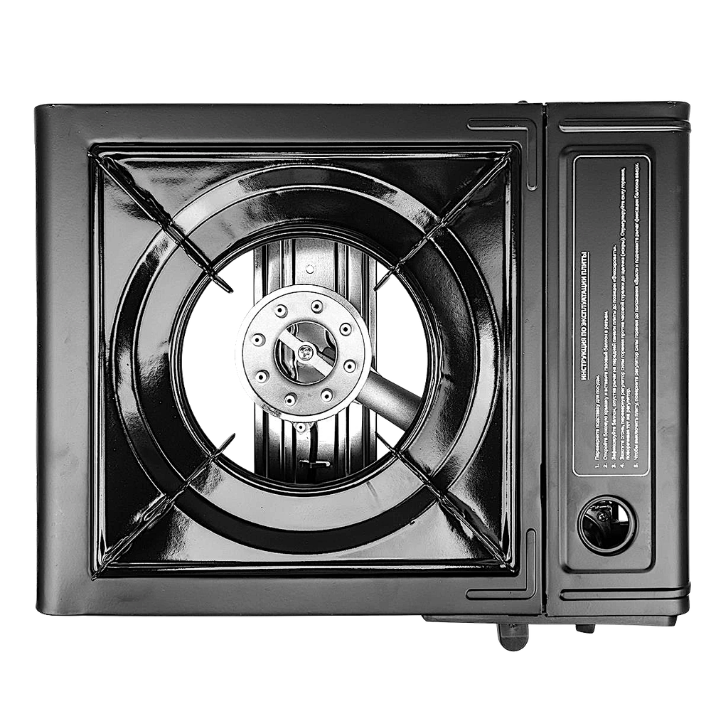 Газ. плита Helios HS-BDZ-155-B в кейсе с переходником 2.1кВт 155г/ч 1.21кг