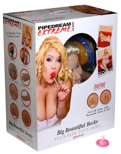 Пышная куколка с реалистичной вагиной Big Beautiful Becky (Цвет: светлокожая блондинка)