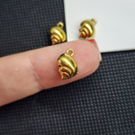 Подвеска ракушка, сталь, 2я позолота, премиальная фурнитура