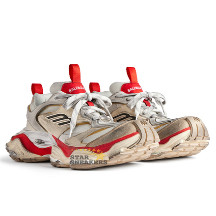 BALENCIAGA CARGO "Beige/Grey/Red"