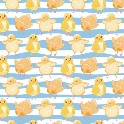 Цыплята на речке