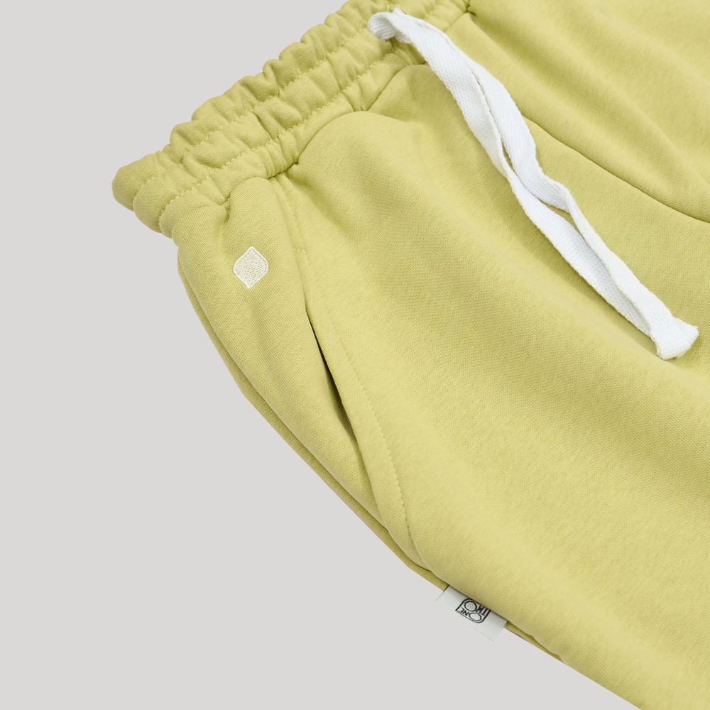 Wide Sweatpants LOGO Leek Green