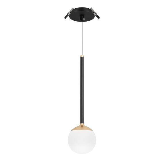 Светильник SP-BEADS-HANG-BUILT-T-R100-8W Warm3000 (BK-GD, 180 deg, 230V) Arlight 056420