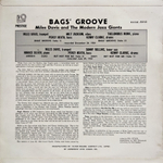 Miles Davis / Bags Groove (LP)