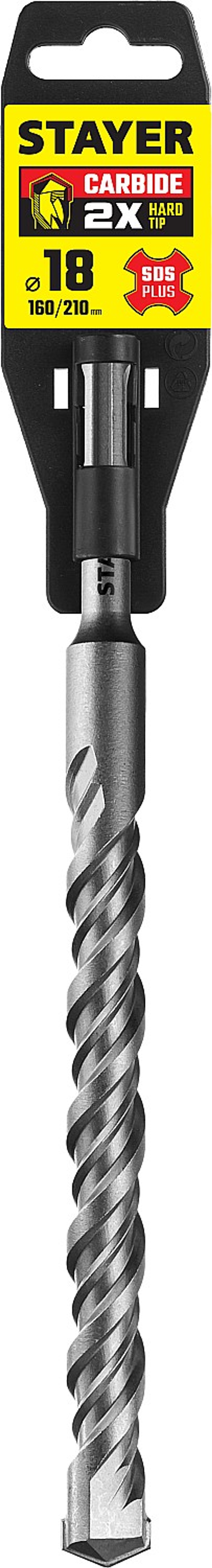 STAYER 18 x 210 мм, SDS-plus бур, Professional (2930-210-18)