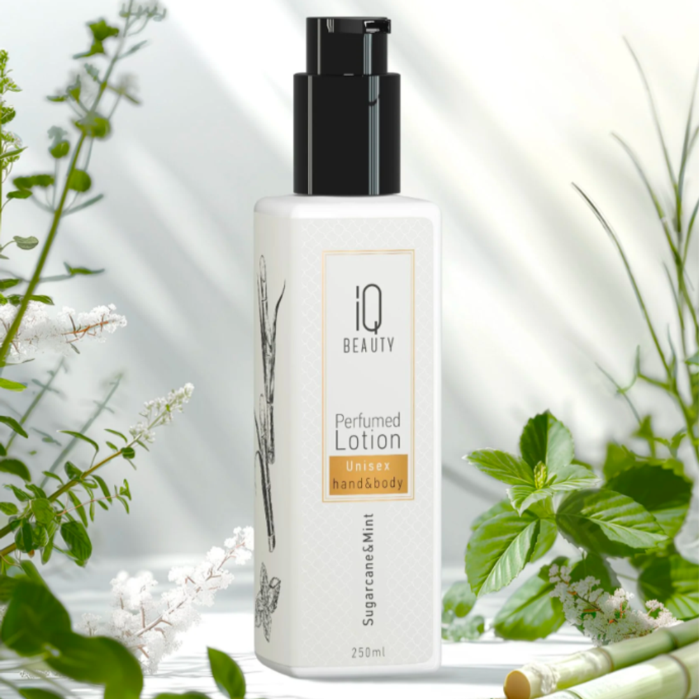 IQ Beauty Парфюмированный лосьон для тела и рук &quot;Сахарный тростник и мята&quot;, 250 мл