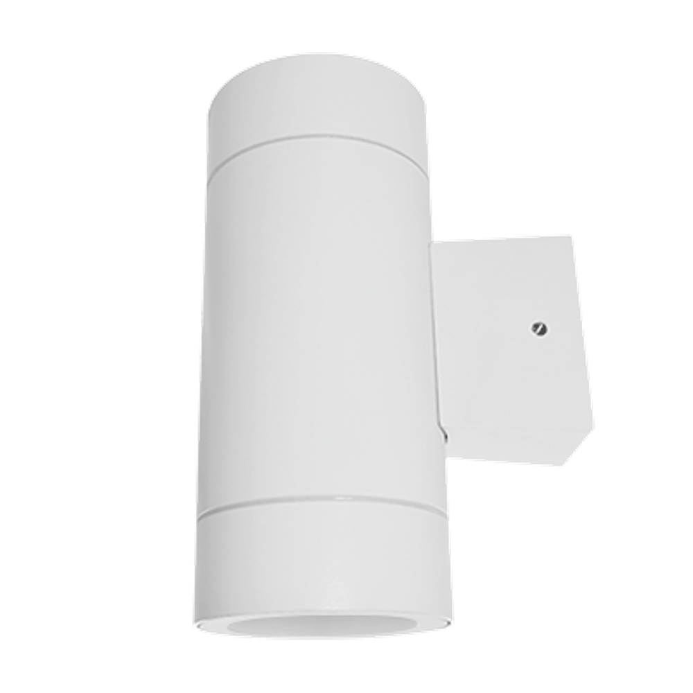 Светильник уличный двухст цилиндр белый 2П-GX53 IP65 IN HOME пластик