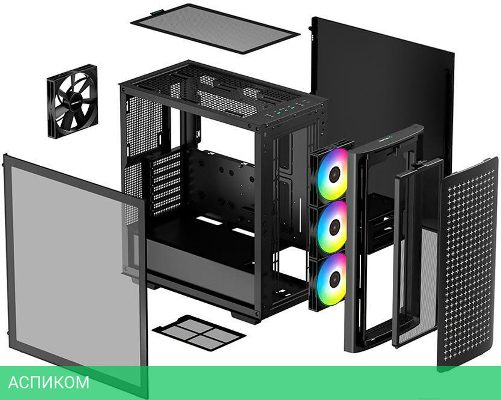 Корпус DeepCool CK560 Black (R-CK560-BKAAE4-G-1)