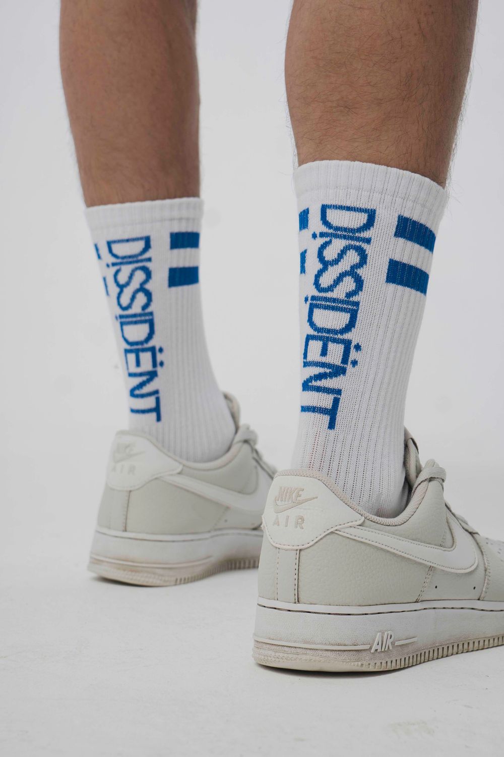 Носки "Striped Logo Blue"