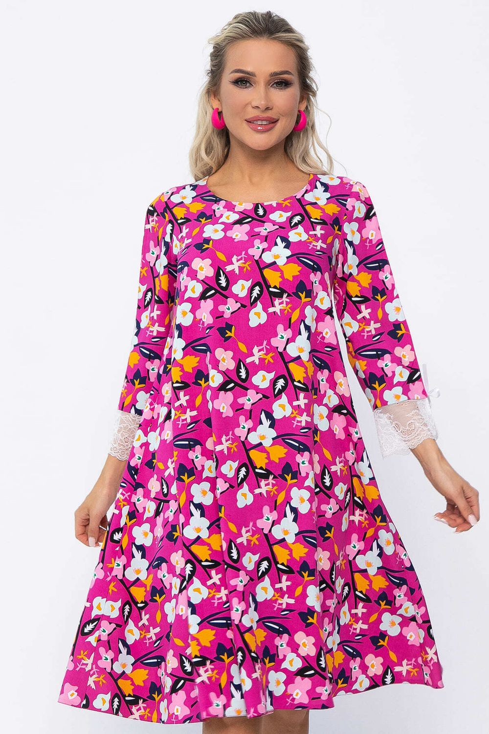 Платье Яна (розовое) П13638-33М LT Collection