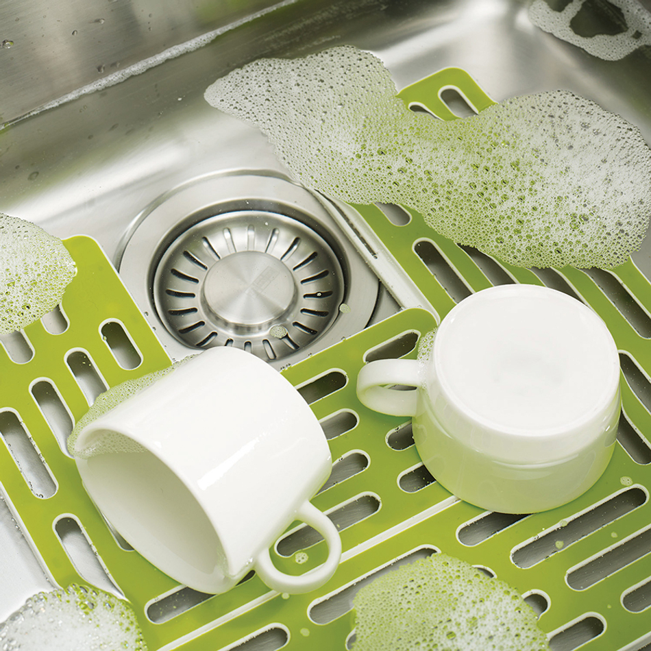 Подложка для раковины универсальная SinkSaver™ серая-белая, Joseph Joseph
