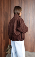 Куртка демисезонная из экозамши