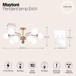 Подвесной светильник Maytoni MOD221PL-10G