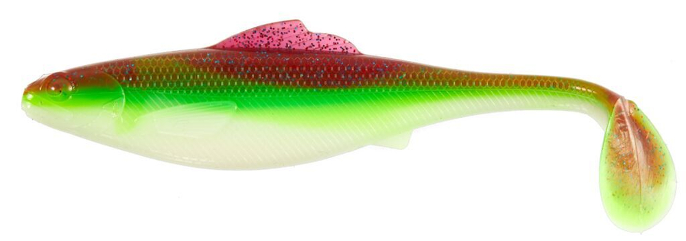 Виброхвосты съедоб. искусст. LJ Pro Series ROACH PADDLE TAIL 5.0in (12.70)/G03 4шт.