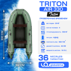 Лодка ПВХ ТРИТОН Air 330