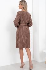 Платье Карина (бежевый/горох) Р11-2004/2 Nikol