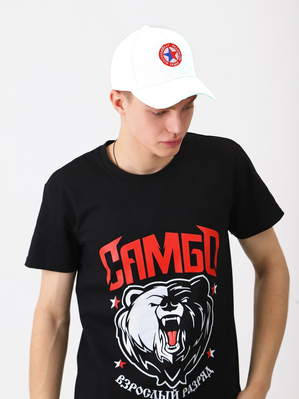 Бейсболка САМБО белая