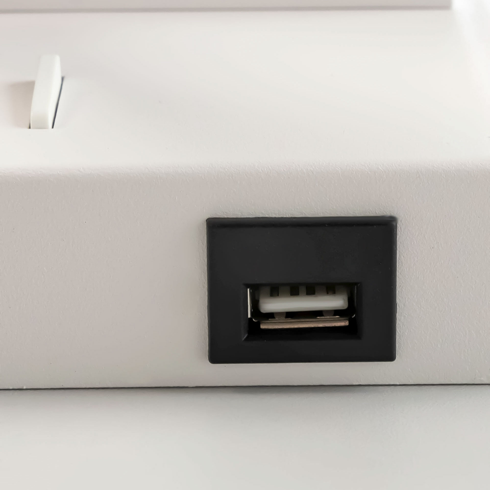 Citilux Декарт CL704370 LED USB QI Светильник поворотный Белый