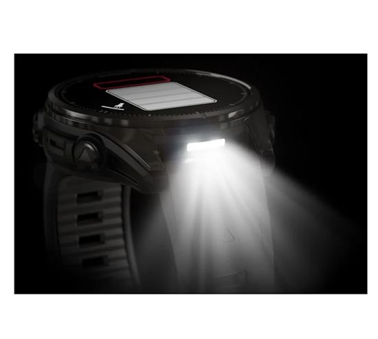 Умные часы Garmin Fenix 8, 43 мм, AMOLED, Sapphire Carbon Gray DLC Titanium with black/pebble gray silicone band