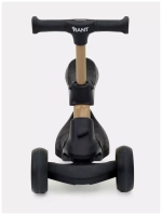 Беговел-самокат RB100 "Rider" Plus со светящимися колесами (черный)